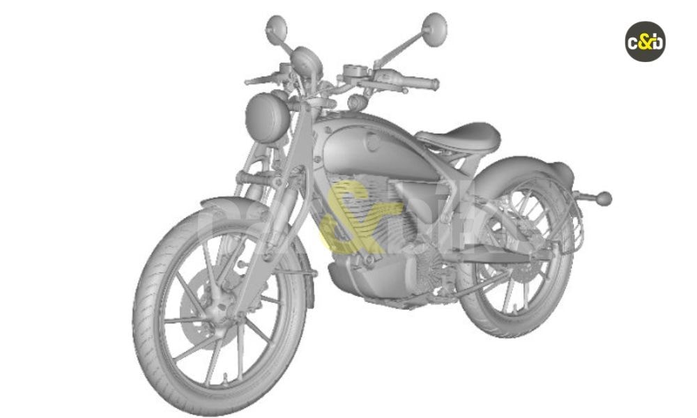 Royal Enfield Electric Motorcycle Revealed In Patent Images Royal Enfield Electric Motorcycle Revealed In Patent Images