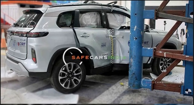 Maruti Suzuki Grand Vitara Undergoes Bharat NCAP Crash Tests: First Images Surface Maruti Suzuki Grand Vitara Undergoes Bharat NCAP Crash Tests: First Images Surface