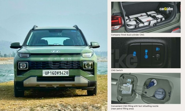 Hyundai Exter Hy-CNG Duo Launched With Dual-Cylinder Option; Priced From Rs 8.50 Lakh Hyundai Exter Hy-CNG Duo Launched With Dual-Cylinder Option; Priced From Rs 8.50 Lakh