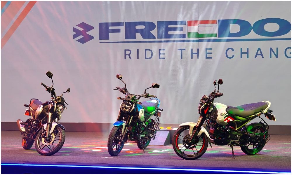 Bajaj Freedom 125 CNG Motorcycle Launched In India At Rs 95,000; Offers 102 KM/KG Claimed Mileage Bajaj Freedom 125 CNG Motorcycle Launched In India At Rs 95,000; Offers 102 KM/KG Claimed Mileage