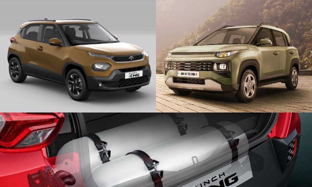 Hyundai Exter Hy-CNG Duo vs Tata Punch iCNG: Price, Features, Specifications, Mileage Compared Hyundai Exter Hy-CNG Duo vs Tata Punch iCNG: Price, Features, Specifications, Mileage Compared