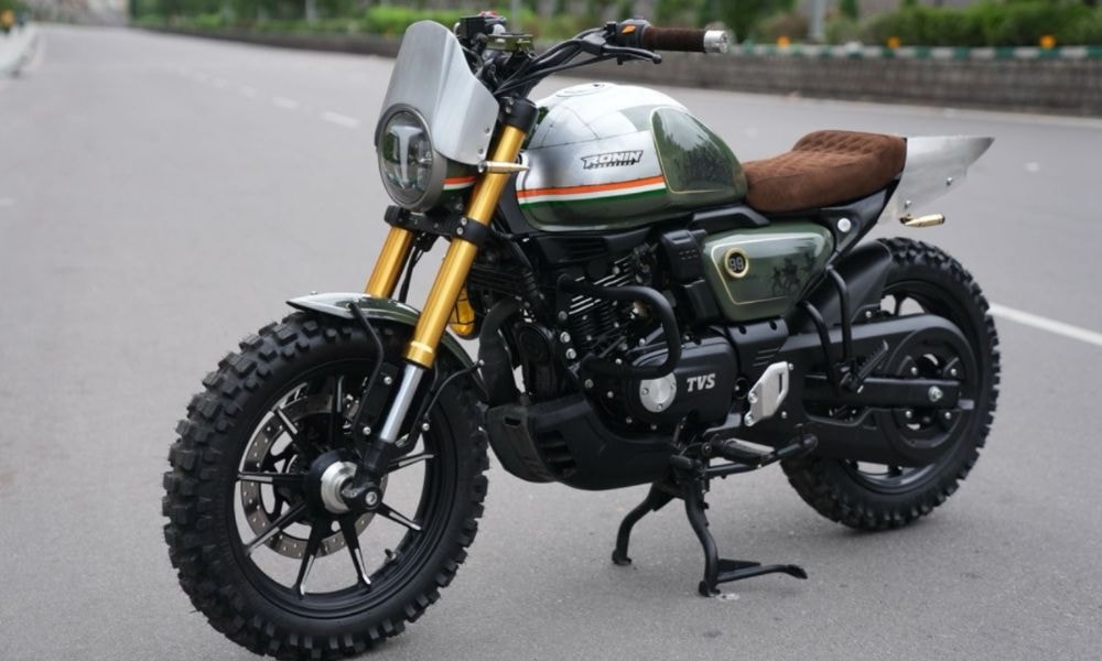 TVS Ronin Parakram Unveiled As Tribute To Armed Forces On Kargil Vijay Diwas TVS Ronin Parakram Unveiled As Tribute To Armed Forces On Kargil Vijay Diwas