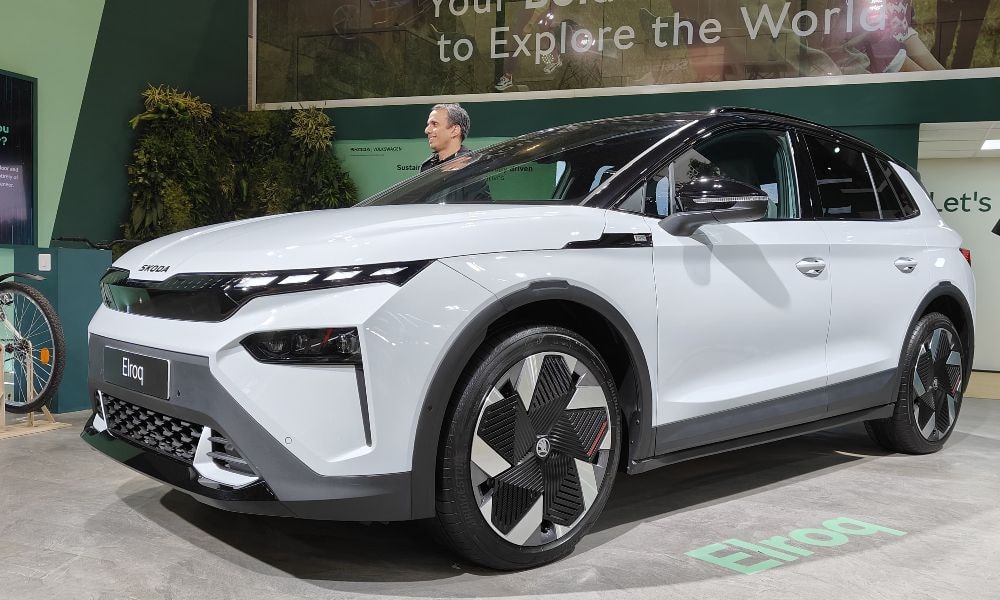 Bharat Mobility Global Expo 2025: Skoda Elroq Showcased Bharat Mobility Global Expo 2025: Skoda Elroq Showcased