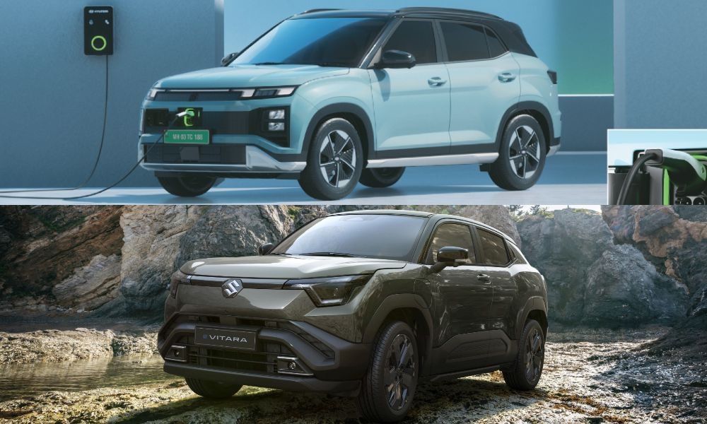 Maruti Suzuki e Vitara vs Hyundai Creta Electric: Dimensions, Battery, Range, Features Compared Maruti Suzuki e Vitara vs Hyundai Creta Electric: Dimensions, Battery, Range, Features Compared