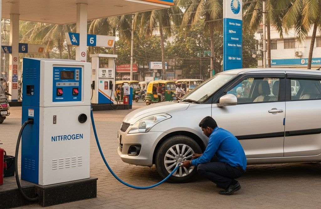 Nitrogen In Tyres: The Real Pros and Cons Explained Nitrogen In Tyres: The Real Pros and Cons Explained