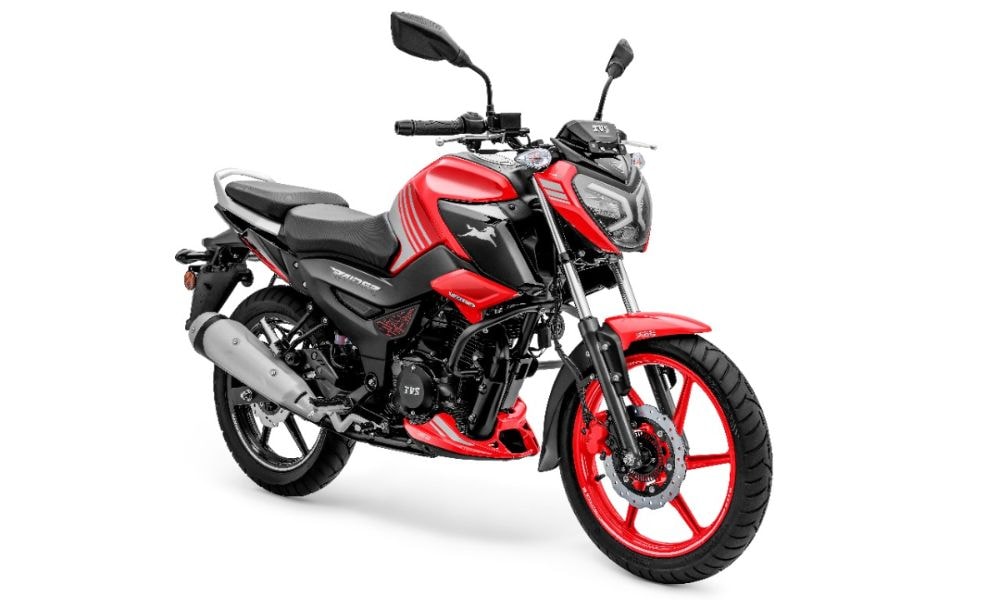 New TVS Raider Variant Launched at Rs 93,800; Gets Dual Discs, New Livery and More New TVS Raider Variant Launched at Rs 93,800; Gets Dual Discs, New Livery and More