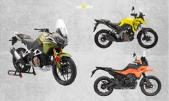 TVS Apache RTX vs KTM 250 Adventure vs Suzuki V-Strom SX: Specifications, Features, Prices Compared  TVS Apache RTX vs KTM 250 Adventure vs Suzuki V-Strom SX: Specifications, Features, Prices Compared