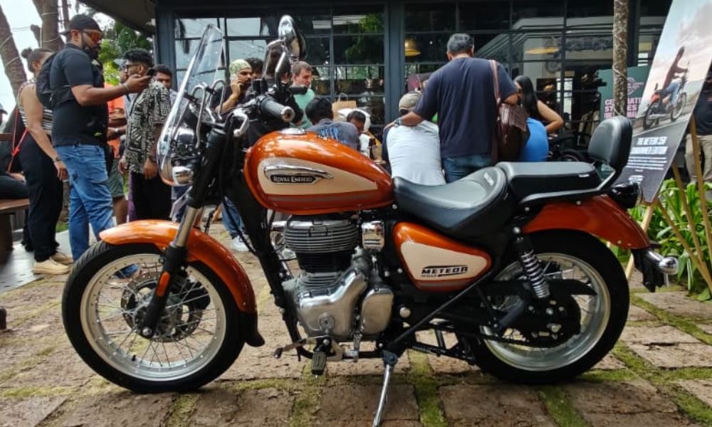Royal Enfield Meteor 350 Sundowner Orange Edition: In Pictures Royal Enfield Meteor 350 Sundowner Orange Edition: In Pictures