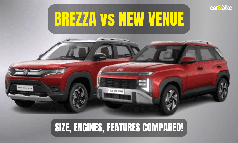 New Hyundai Venue vs Maruti Suzuki Brezza: Size, Features, Engines, Prices Compared New Hyundai Venue vs Maruti Suzuki Brezza: Size, Features, Engines, Prices Compared