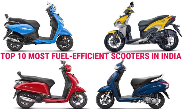 Top 10 Most Fuel-Efficient Scooters in India Top 10 Most Fuel-Efficient Scooters in India