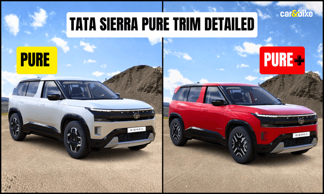 Tata Sierra Pure, Pure+ Variants Explained In Pictures Tata Sierra Pure, Pure+ Variants Explained In Pictures