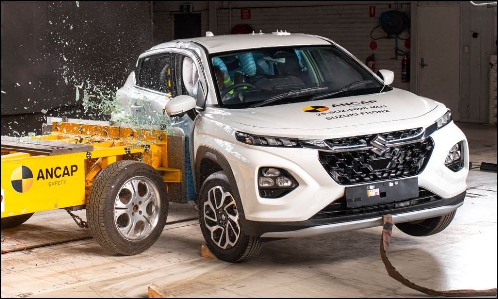 Suzuki Fronx Secures One Star Safety Rating In ANCAP Crash Tests As Rear Seatbelt Fails During Testing Suzuki Fronx Secures One Star Safety Rating In ANCAP Crash Tests As Rear Seatbelt Fails During Testing