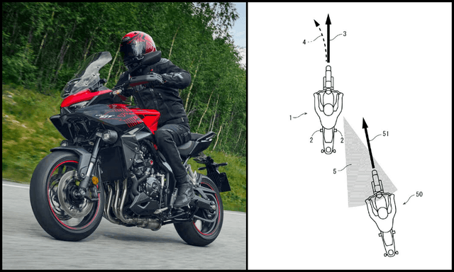 Honda Patents Steering Assist Tech For Motorcycles Honda Patents Steering Assist Tech For Motorcycles