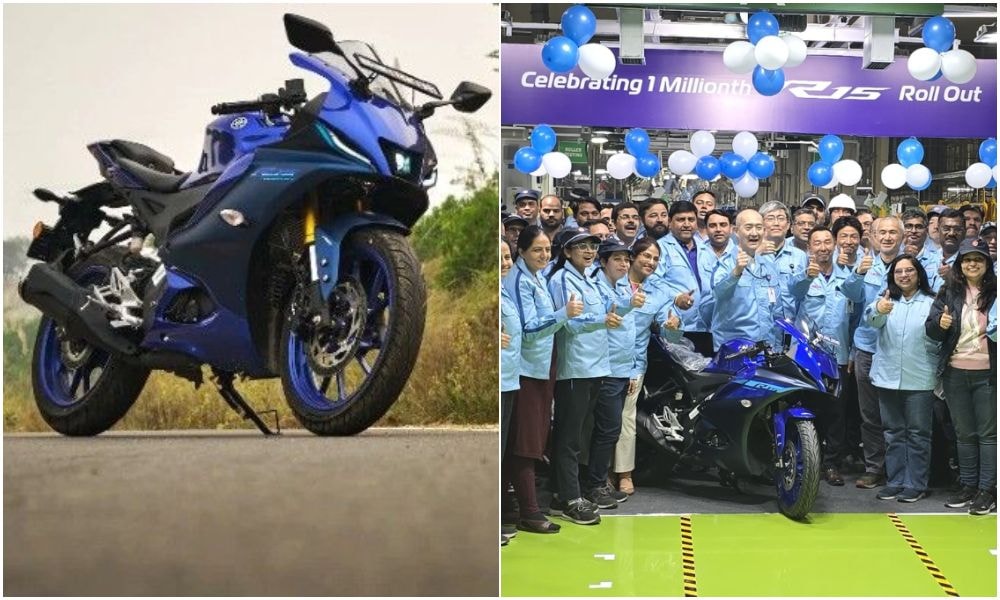 Yamaha R15 Reaches 10 Lakh Units Production Milestone In India Yamaha R15 Reaches 10 Lakh Units Production Milestone In India