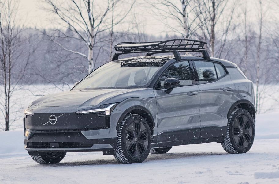 Volvo EX30 Cross Country Revealed; Gets Higher Ground Clearance, All-Terrain Tyres Volvo EX30 Cross Country Revealed; Gets Higher Ground Clearance, All-Terrain Tyres