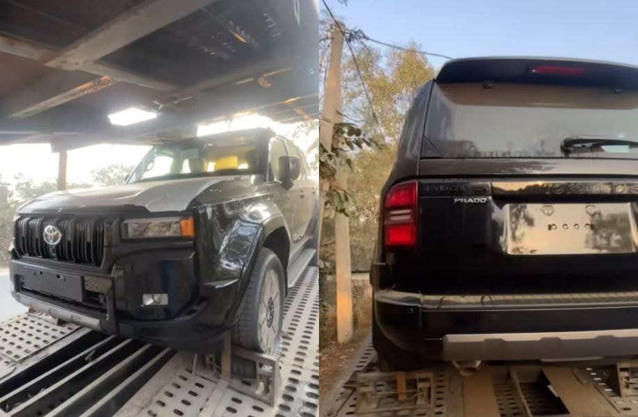 New Toyota Land Cruiser Prado Spotted Undisguised In India New Toyota Land Cruiser Prado Spotted Undisguised In India
