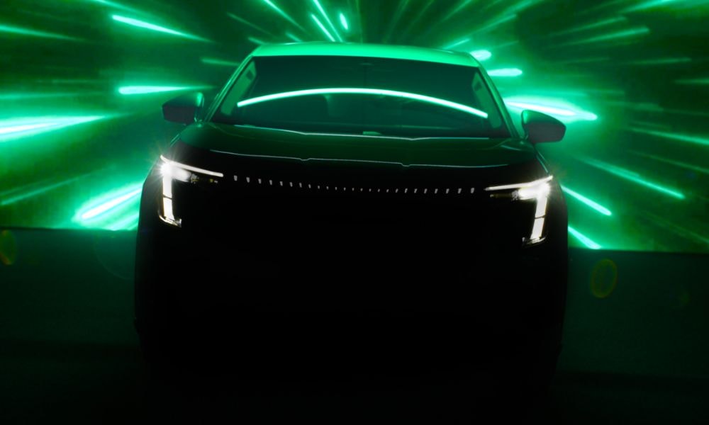 Skoda Three-Row Electric SUV Teased Ahead Of Debut Skoda Three-Row Electric SUV Teased Ahead Of Debut