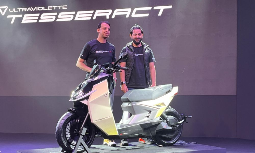 Ultraviolette Tesseract Electric Scooter Launched In India At Rs 1.20 Lakh Ultraviolette Tesseract Electric Scooter Launched In India At Rs 1.20 Lakh