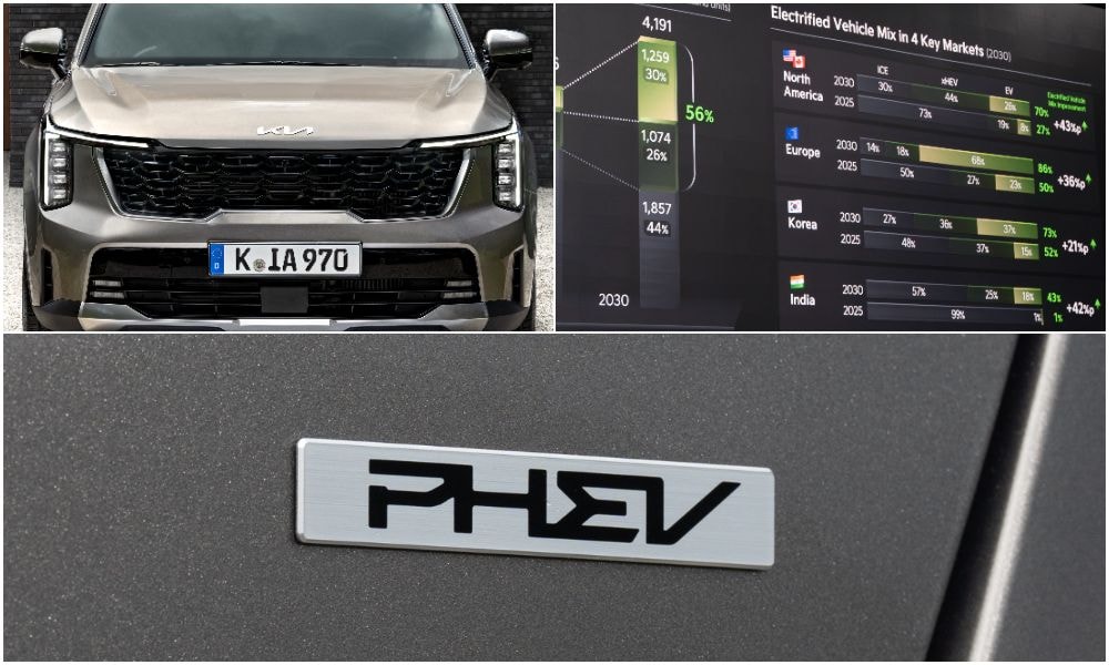 Kia Targets 43% Sales From Hybrids and BEVs In India By 2030; Seltos Hybrid Confirmed Kia Targets 43% Sales From Hybrids and BEVs In India By 2030; Seltos Hybrid Confirmed