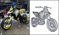 TVS Apache RTS X Design Patented In India  TVS Apache RTS X Design Patented In India