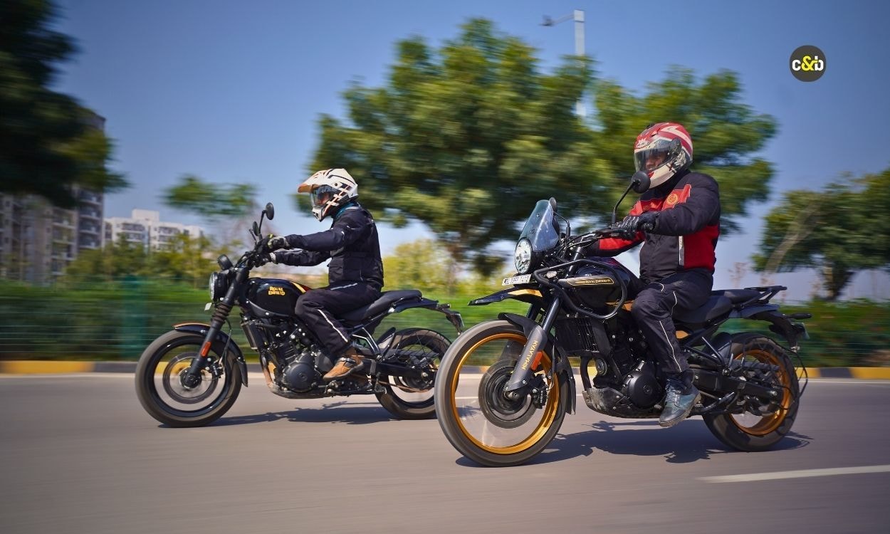Royal Enfield Himalayan 450 Vs Guerrilla 450: Comparison Review Royal Enfield Himalayan 450 Vs Guerrilla 450: Comparison Review