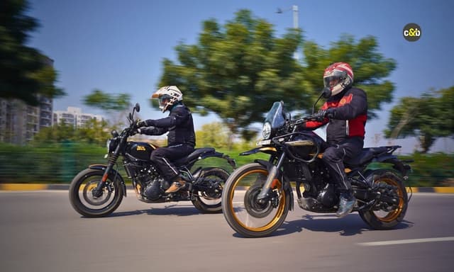 Royal Enfield Himalayan 450 Vs Guerrilla 450: Comparison Review Confused between the Royal Enfield Himalayan 450 and the Royal Enfield Guerrilla 450? Which one should you choose and why? Read on, to find out.