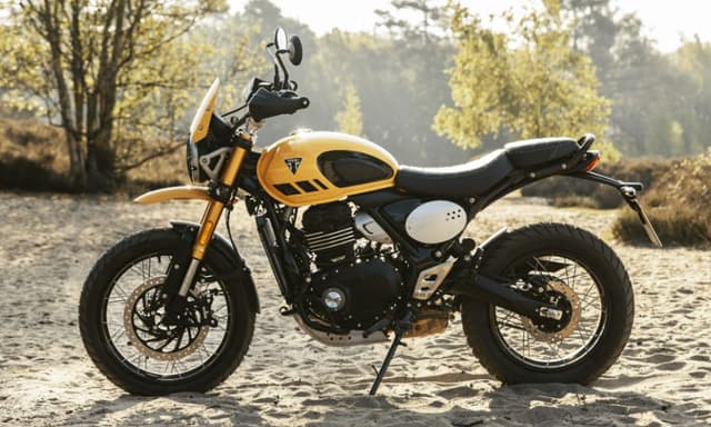 Triumph Reveals Prices For Scrambler 400 XC's Tubeless Spoke Wheels The tubeless spoke wheels are imported here, and in total, it cost over Rs 70,000.