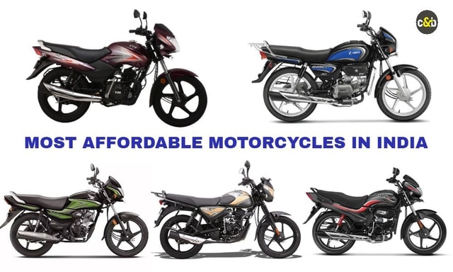 Top 10 Most Affordable Motorcycles In India Top 10 Most Affordable Motorcycles In India