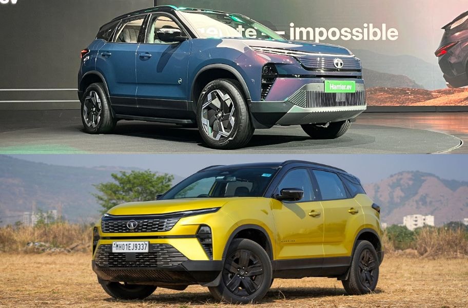 Tata Harrier EV vs Tata Harrier Diesel: What Are The Differences? Tata Harrier EV vs Tata Harrier Diesel: What Are The Differences?