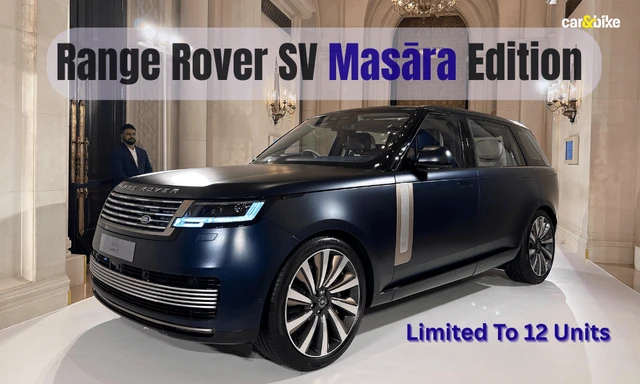 India-Specific Range Rover SV Masāra Edition Launched At Rs 4.99 Crore; All 12 Units Sold Out India-Specific Range Rover SV Masāra Edition Launched At Rs 4.99 Crore; All 12 Units Sold Out