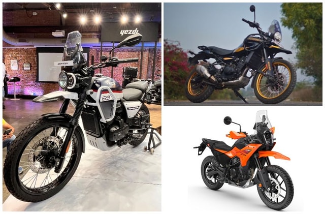 2025 Yezdi Adventure vs Royal Enfield Himalayan vs KTM 390 Adventure X: Specifications, Features, Prices Compared 2025 Yezdi Adventure vs Royal Enfield Himalayan vs KTM 390 Adventure X: Specifications, Features, Prices Compared