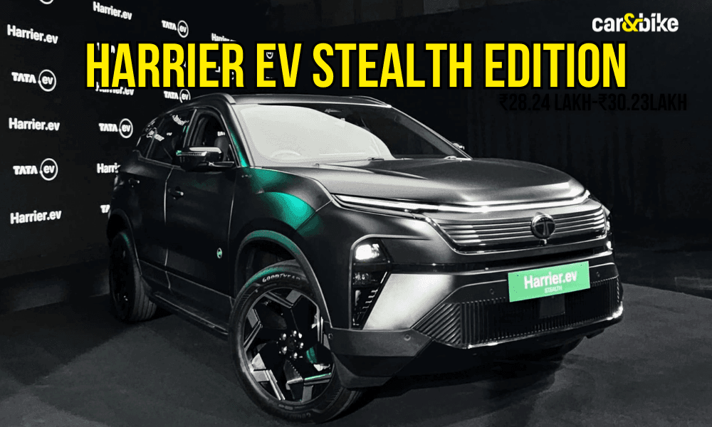 Tata Harrier EV Stealth Edition Launched: Prices Start At Rs 28.24 Lakh Tata Harrier EV Stealth Edition Launched: Prices Start At Rs 28.24 Lakh