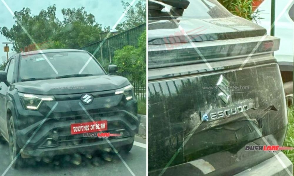 Maruti Suzuki To Drop E Vitara Name For Its First EV? E-SUV Spotted On Test With New Identity Maruti Suzuki To Drop E Vitara Name For Its First EV? E-SUV Spotted On Test With New Identity