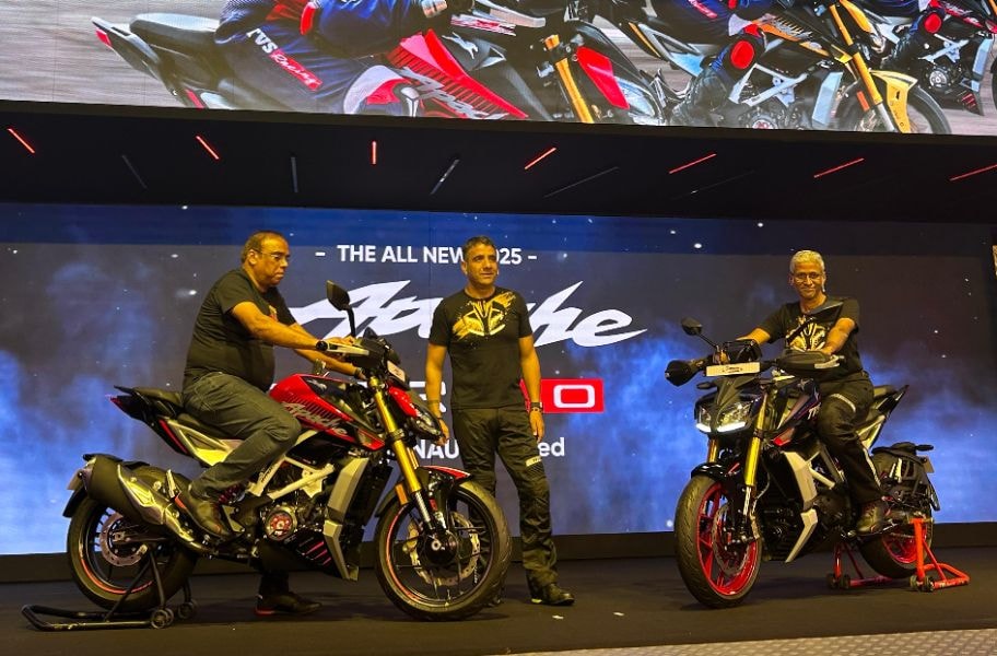 Updated TVS Apache RTR 310 Launched In India At Rs 2.40 Lakh; Gets Launch Control, Drag Torque Control Updated TVS Apache RTR 310 Launched In India At Rs 2.40 Lakh; Gets Launch Control, Drag Torque Control