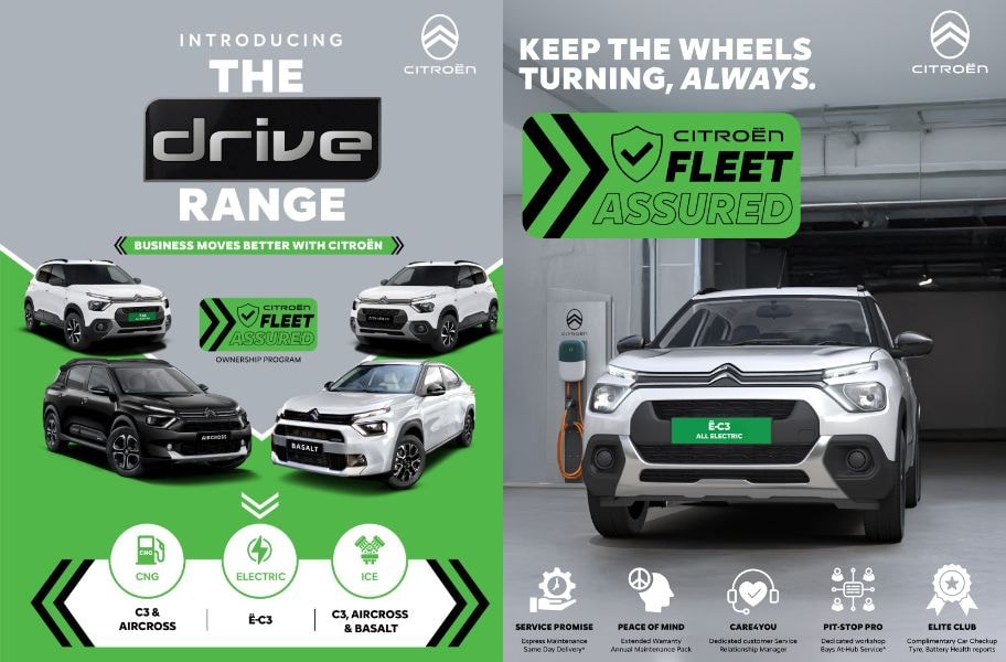 Citroen Announces ‘Drive’ Commercial Vehicle Range For B2B Customers In India Citroen Announces ‘Drive’ Commercial Vehicle Range For B2B Customers In India