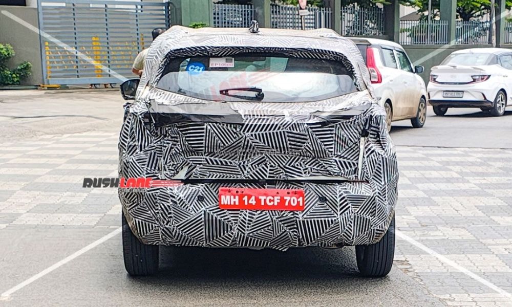 Tata Punch Facelift Spied Again Ahead Of Debut; Previews Updated Rear Design Tata Punch Facelift Spied Again Ahead Of Debut; Previews Updated Rear Design