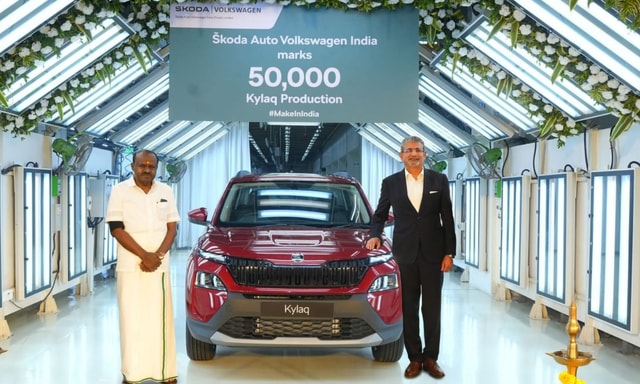 Skoda Kylaq Crosses 50,000 Units Production Milestone Skoda Kylaq Crosses 50,000 Units Production Milestone