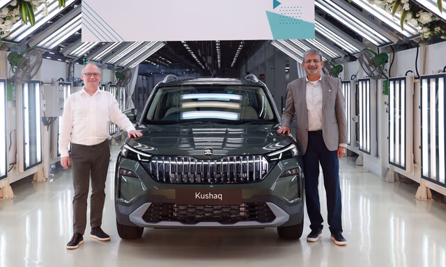 Skoda Kushaq Facelift Production Commences Ahead Of Launch Skoda Kushaq Facelift Production Commences Ahead Of Launch