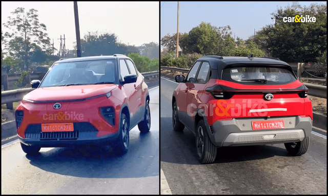 Tata Punch EV Facelift Spotted Ahead Of February 20 Launch Tata Punch EV Facelift Spotted Ahead Of February 20 Launch