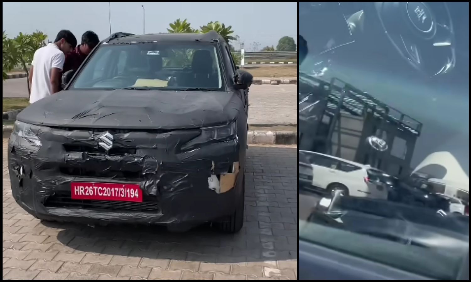 Maruti Suzuki Brezza Facelift Spied With 6-Speed Manual Gearbox Maruti Suzuki Brezza Facelift Spied With 6-Speed Manual Gearbox