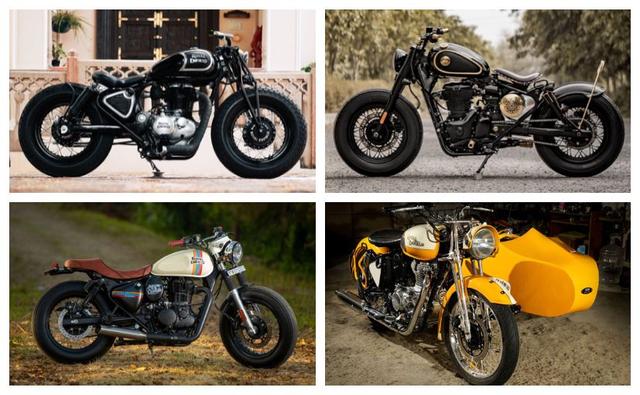 Royal Enfield Showcases 4 Custom Built Classic 350s In 4 Locations