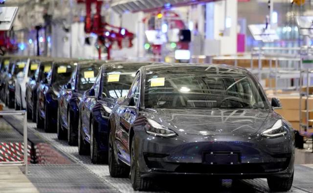 Tesla's Shanghai plant is grappling with elevated inventory levels amid slowing demand in China's auto market.