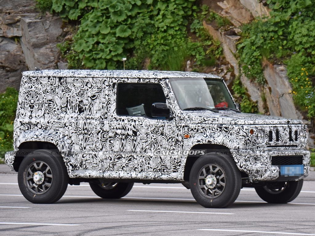 Five-Door Variant Of Suzuki Jimny Spotted Testing In Europe Five-Door Variant Of Suzuki Jimny Spotted Testing In Europe