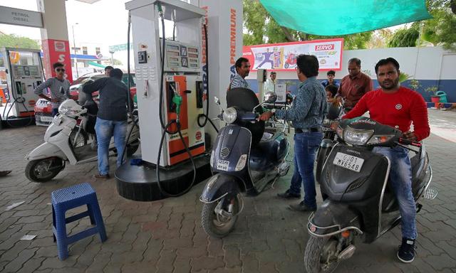 India's fuel consumption in June rose by 17.9% from a year earlier.