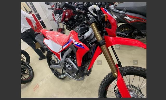 Honda CRF300L Spotted At A Dealership In India