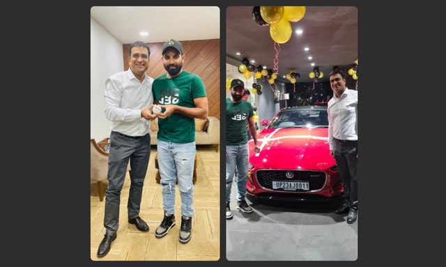 Indian Cricketer Mohammed Shami Brings Home The Jaguar F-Type Indian Cricketer Mohammed Shami Brings Home The Jaguar F-Type