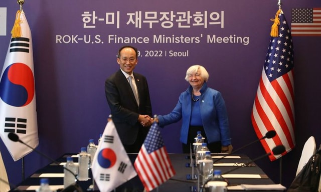 Yellen Says To Discuss With Seoul Price Cap On Russia Oil, Limits On N.Korea Yellen Says To Discuss With Seoul Price Cap On Russia Oil, Limits On N.Korea