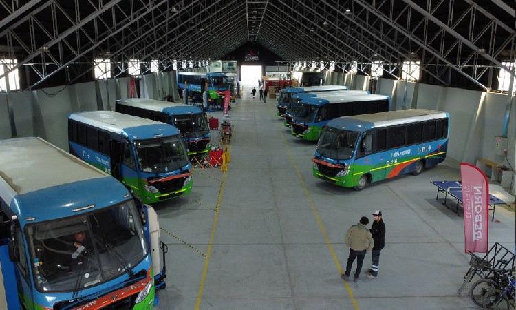 Reborn Electric Motor, located about 84 kilometers (52 miles) south of Chile's capital Santiago, aims to produce 200 electric busses a year, enough to keep some 65,000 tonnes of carbon out of the atmosphere.
