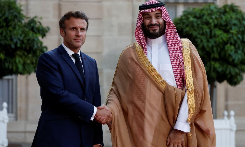France's Macron: Underlined Importance Of Diversifying Energy Supplies In Talks With Saudi Crown Prince France's Macron: Underlined Importance Of Diversifying Energy Supplies In Talks With Saudi Crown Prince