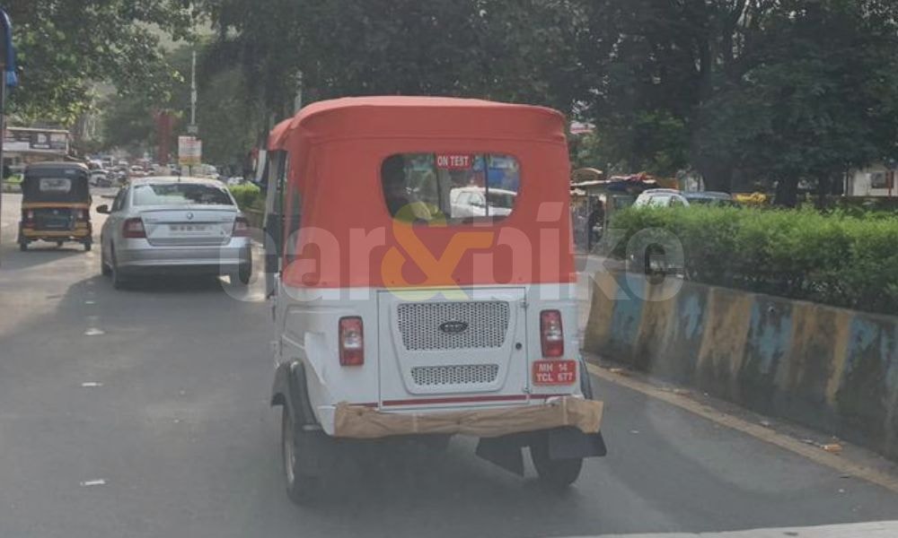 Bajaj RE Electric Rickshaw Spotted Testing In Mumbai Bajaj RE Electric Rickshaw Spotted Testing In Mumbai